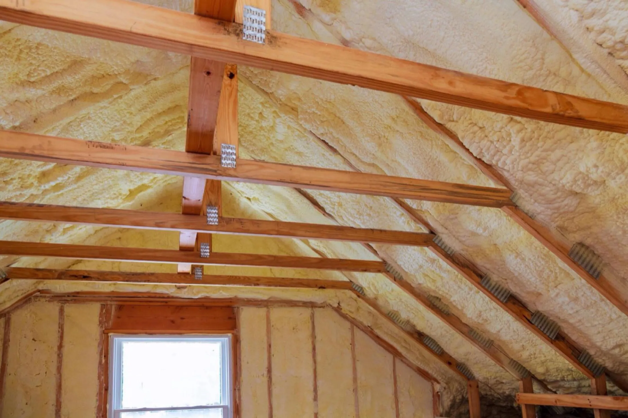 Batt Insulation work in a Wichita building
