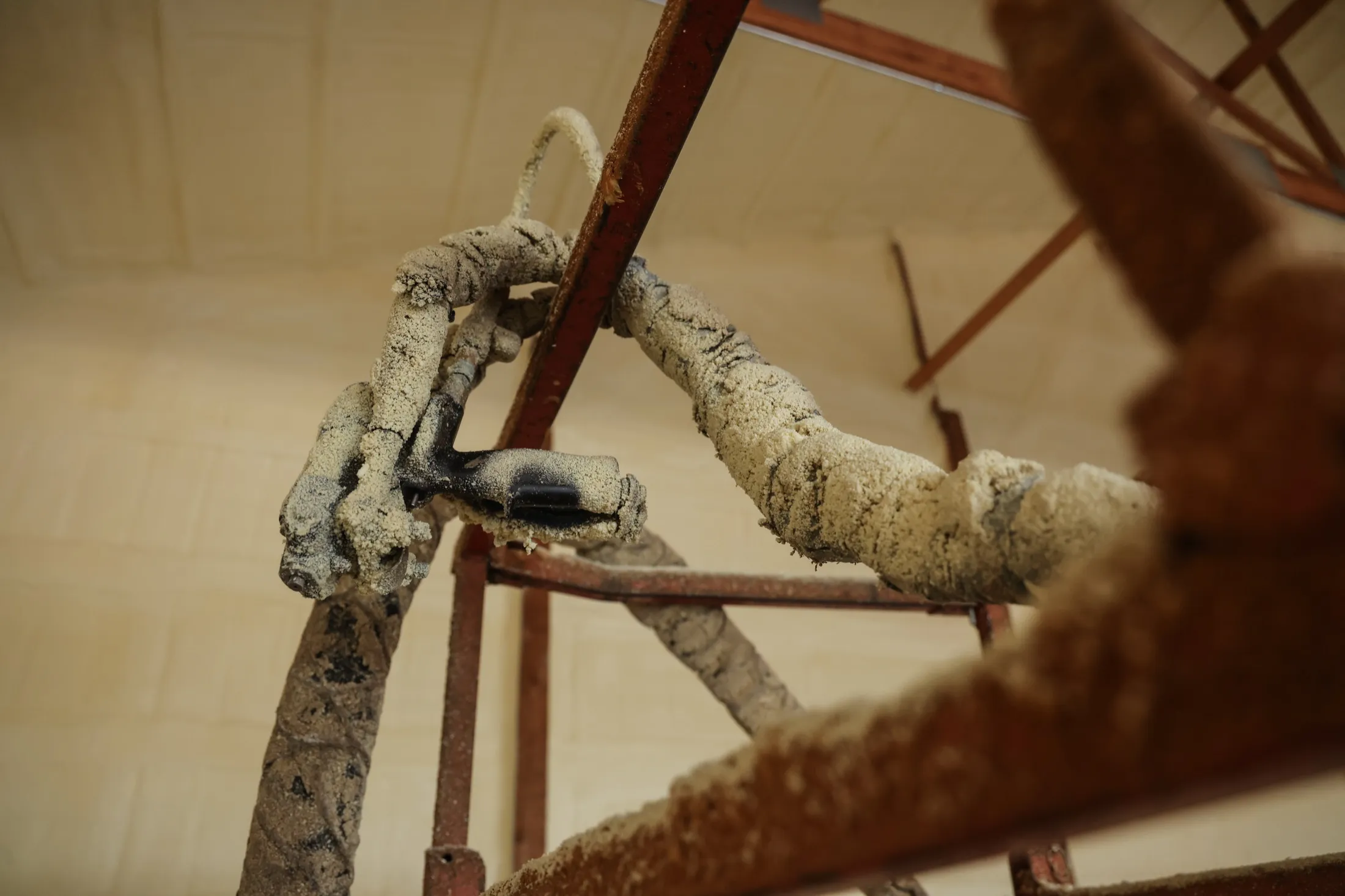 Blown-In Insulation work in a Wichita building